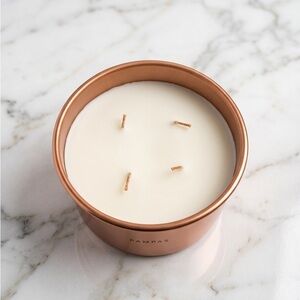 Big candle Hearth and Hand Magnolia pampas candle with lid